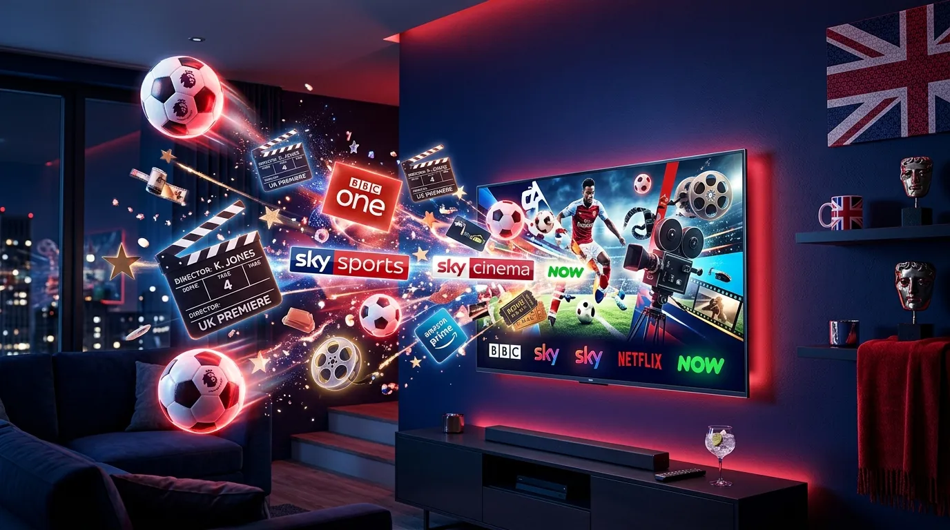 Vast catalog of UK IPTV channels and VOD